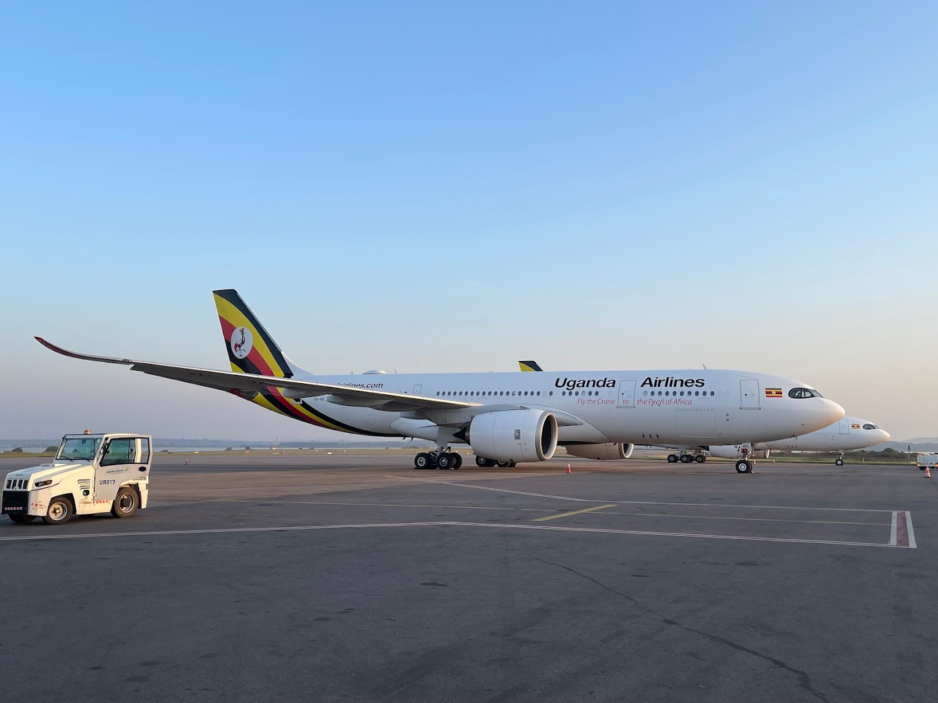 Arrival in Uganda - Entebbe.