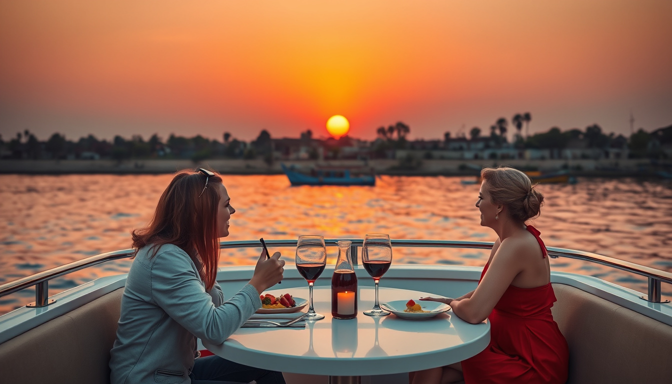 Luxury Nile Safari & Sunset Dinner Cruise: Romance & Elegance Under African Skies...!